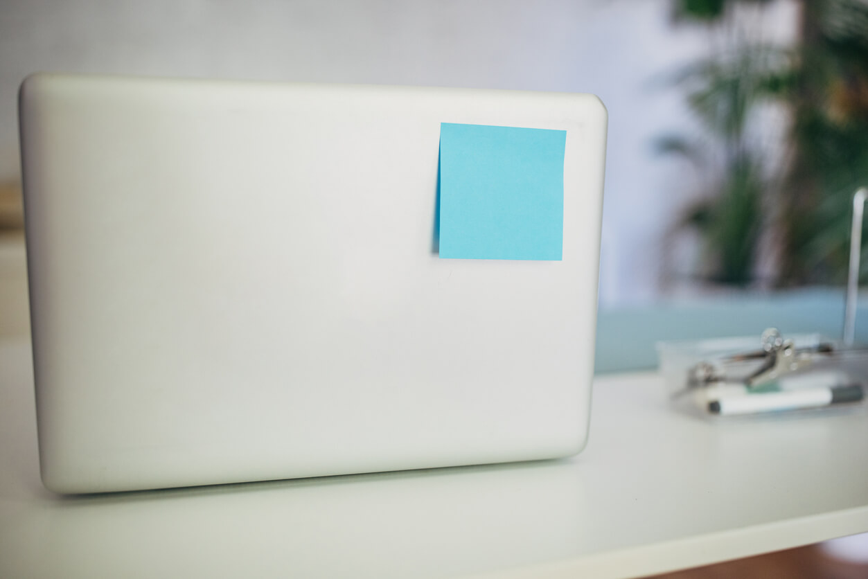 Laptop ready for a new patient to complete the online Low T questionnaire